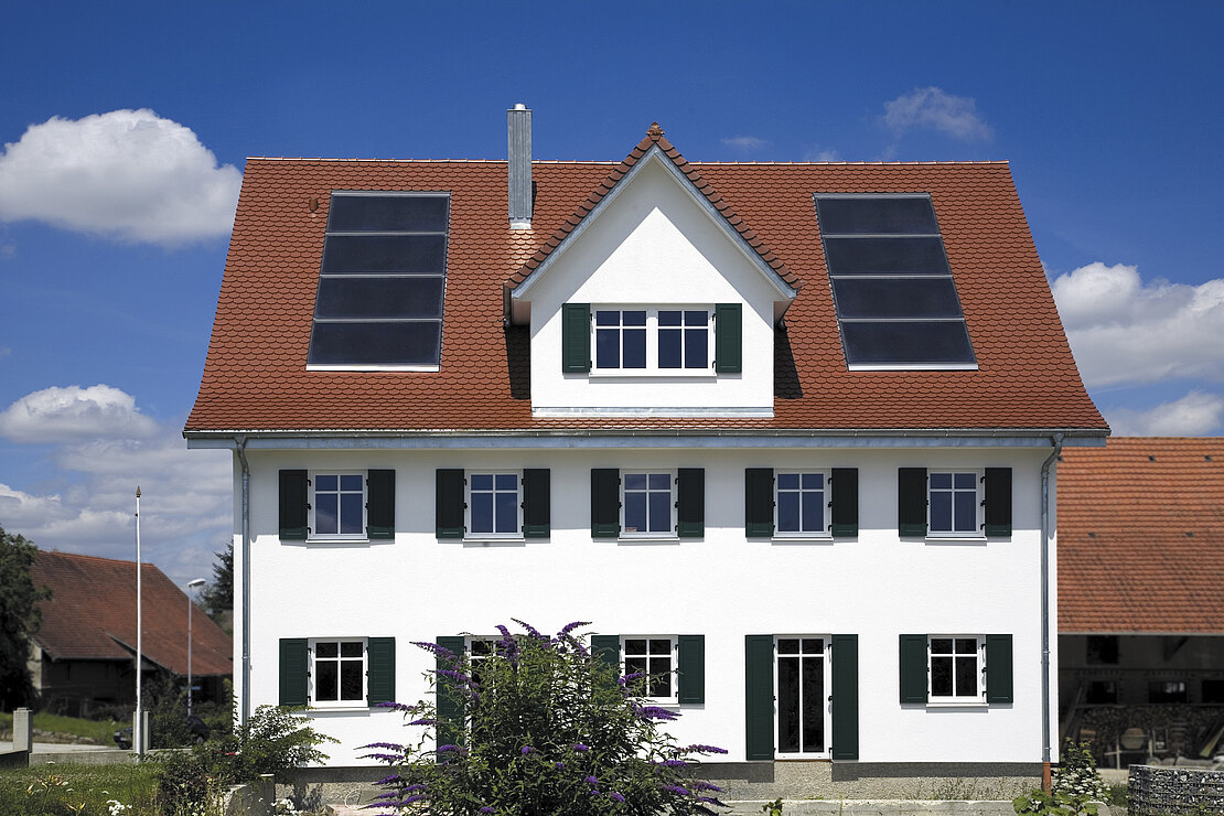 Solarthermie auf Dach